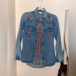 Spell Love Child denim shirt